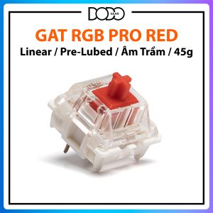 Gateron RGB Pro Red – Linear Switch - Ảnh 1