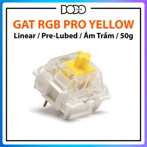 Gateron RGB Pro Yellow – Linear Switch - Ảnh 1